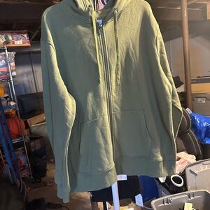 Goodfellow & Co Green Hoodie Jacket